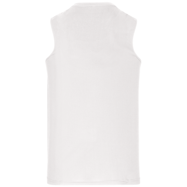 Maillot de basket enfant dos White