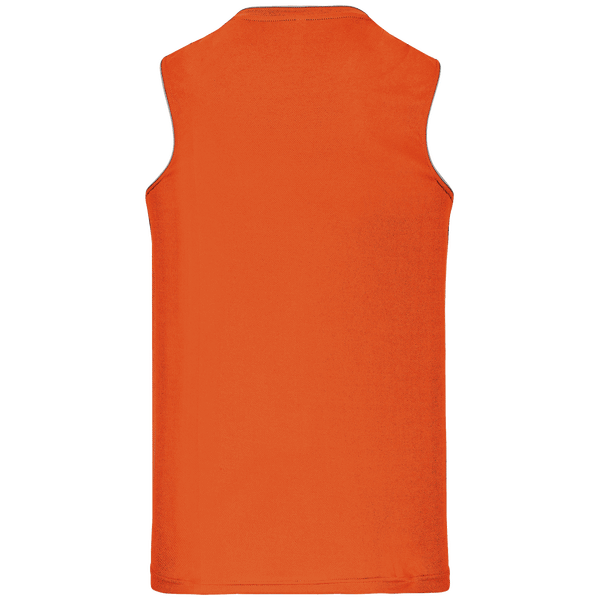 Maillot de basket enfant dos Orange