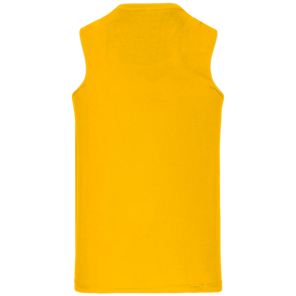 Maillot de basket enfant dos Sporty Yellow