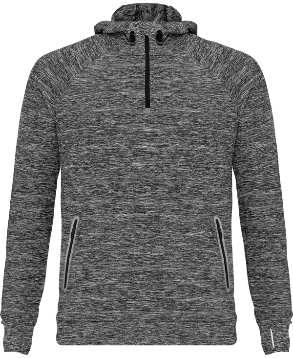 Sudadera De Deporte Con Capucha Personalizada | Bordado E Impresión Sporty Grey Melange