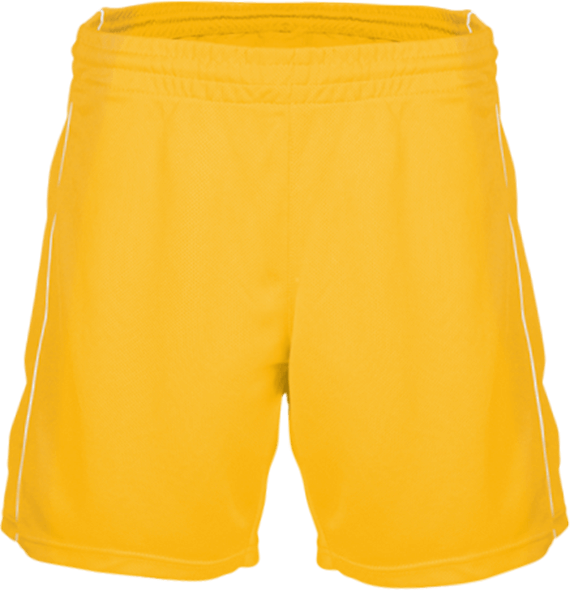 Short de Basketball Enfant Sporty Yellow