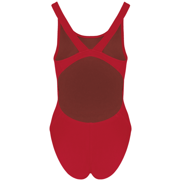 Maillot de bain femme dos Sporty Red