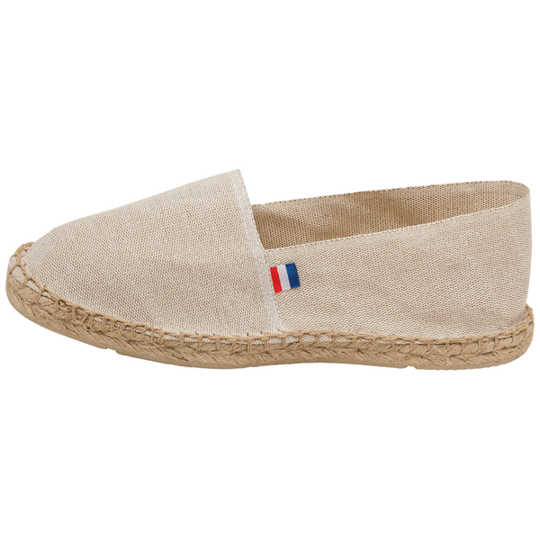 Espadrille made in france chaussure gauche exterieur Linen