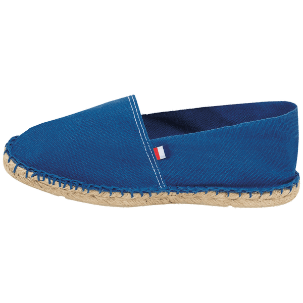 Espadrille made in france chaussure gauche exterieur French Blue