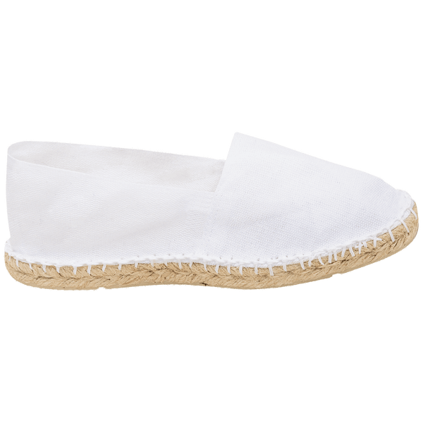 Espadrille made in france chaussure gauche interieur White