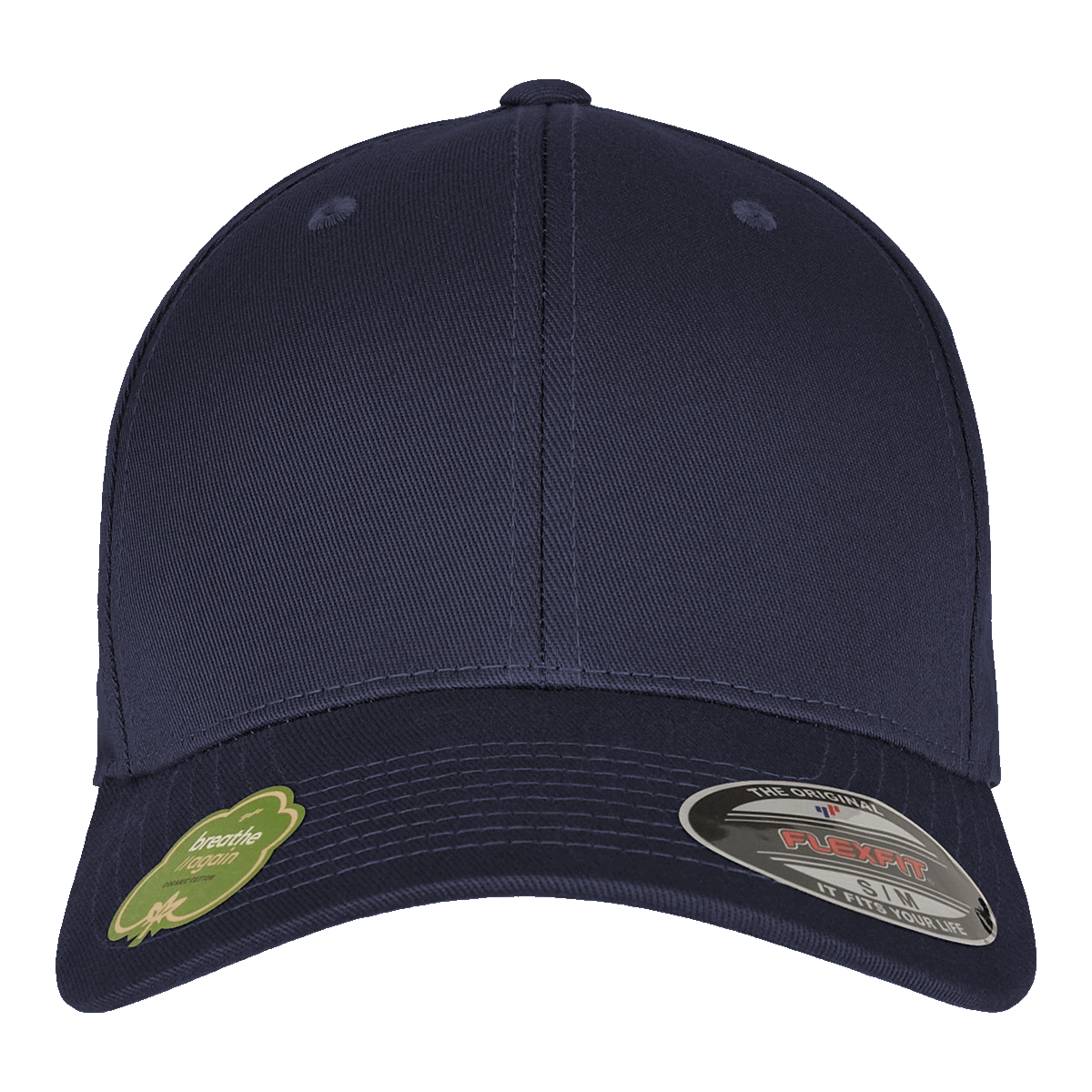 Casquette flexfit en coton organique plexus darknavy