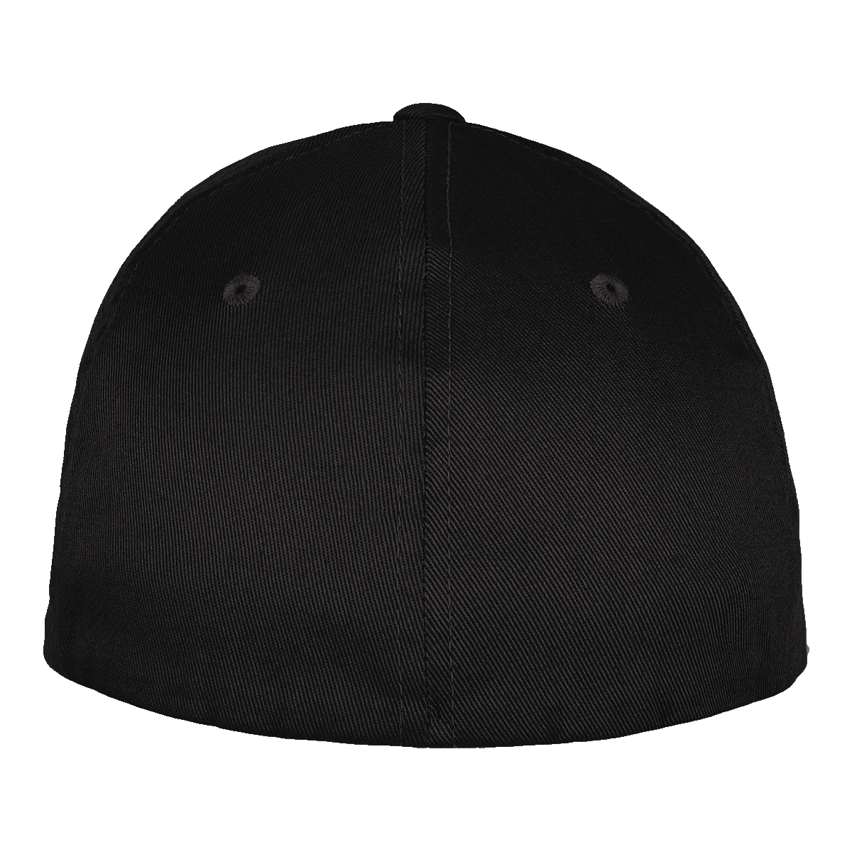 Casquette flexfit en coton organique dos black