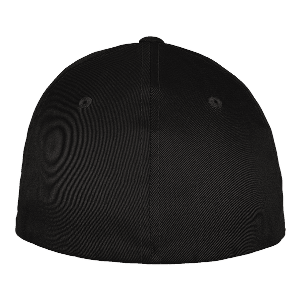 Casquette flexfit en coton organique dos black