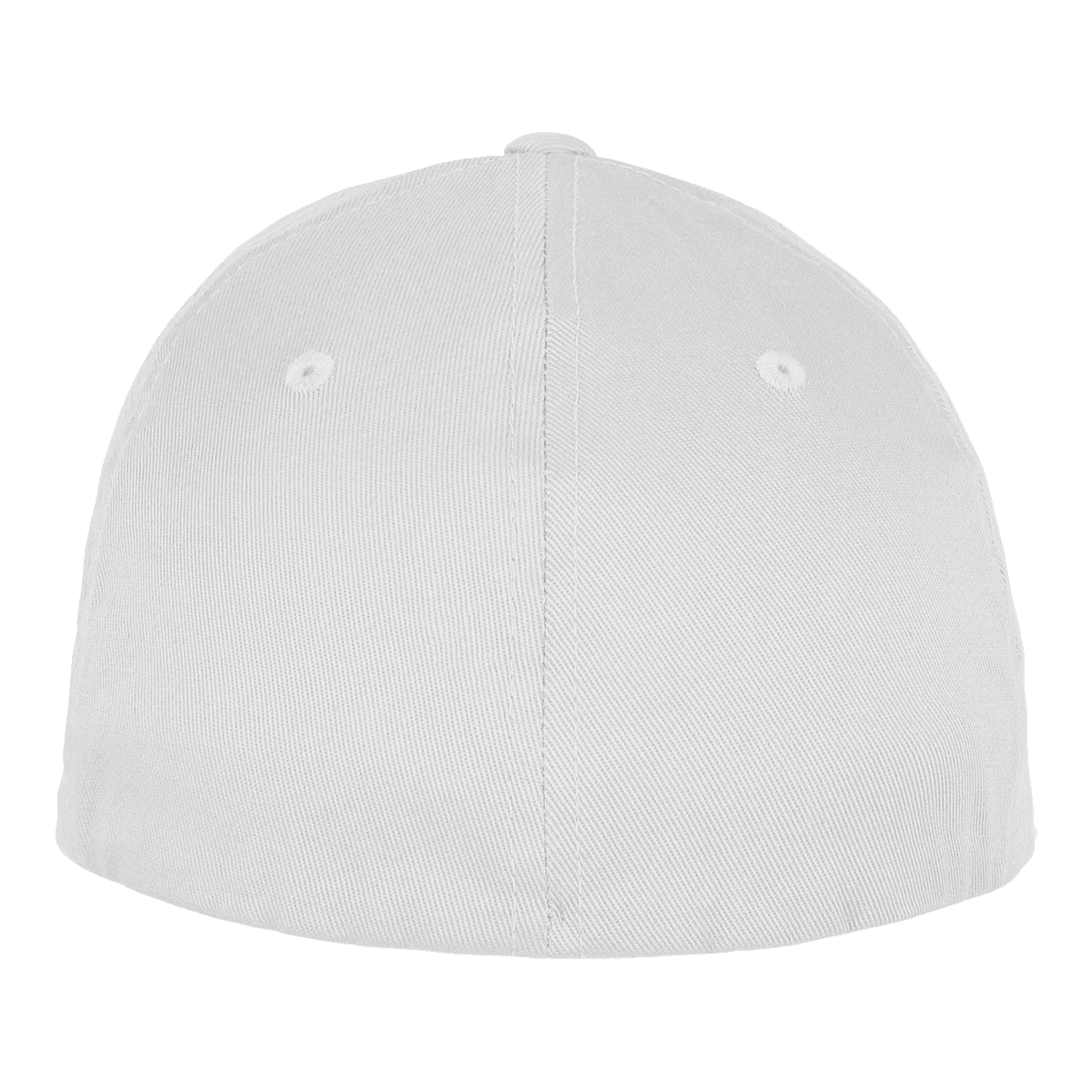 Casquette flexfit en coton organique dos white