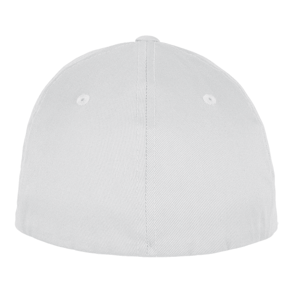 Casquette flexfit en coton organique dos white
