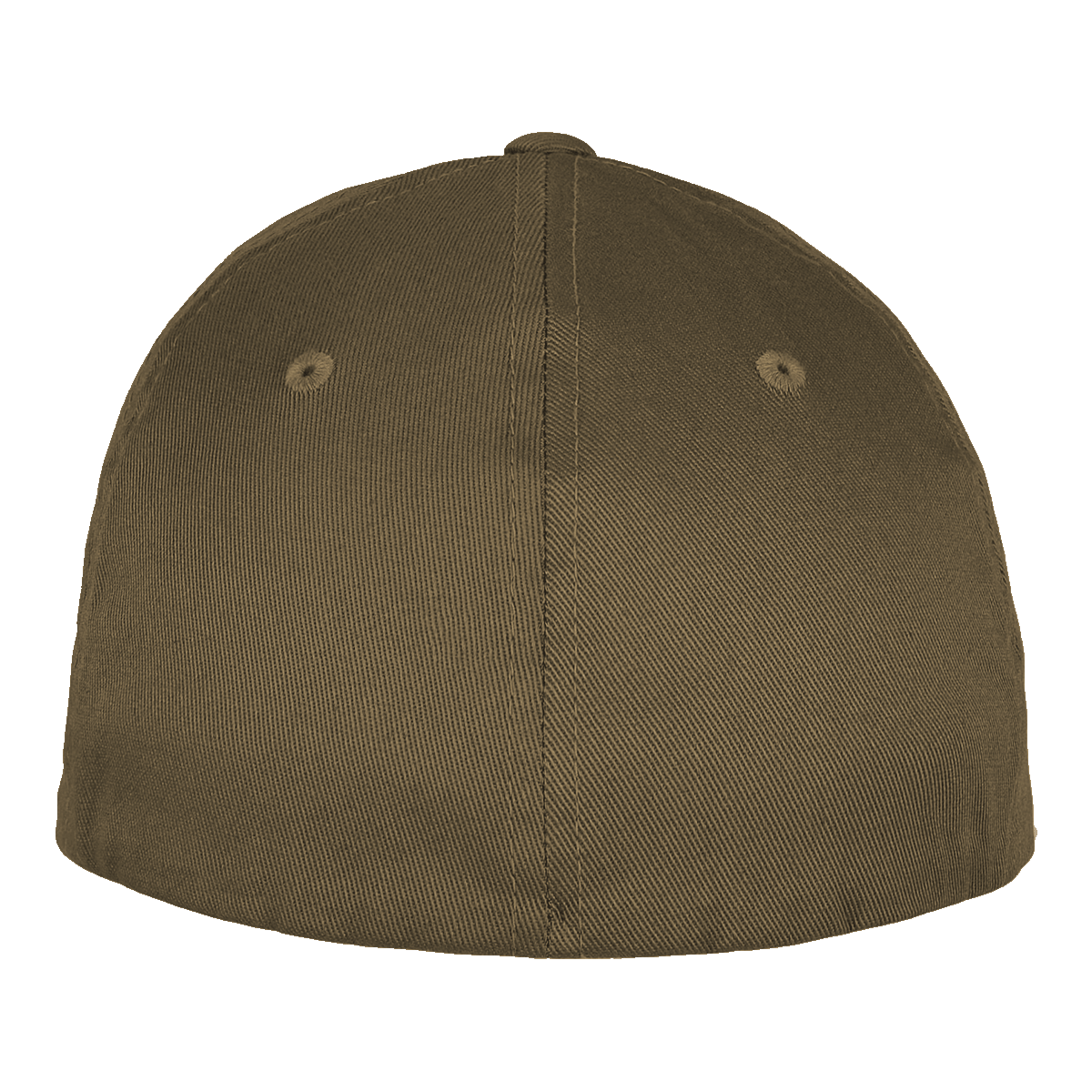 Casquette flexfit en coton organique dos burnt olive