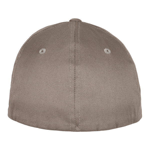 Casquette flexfit en coton organique dos pale grey