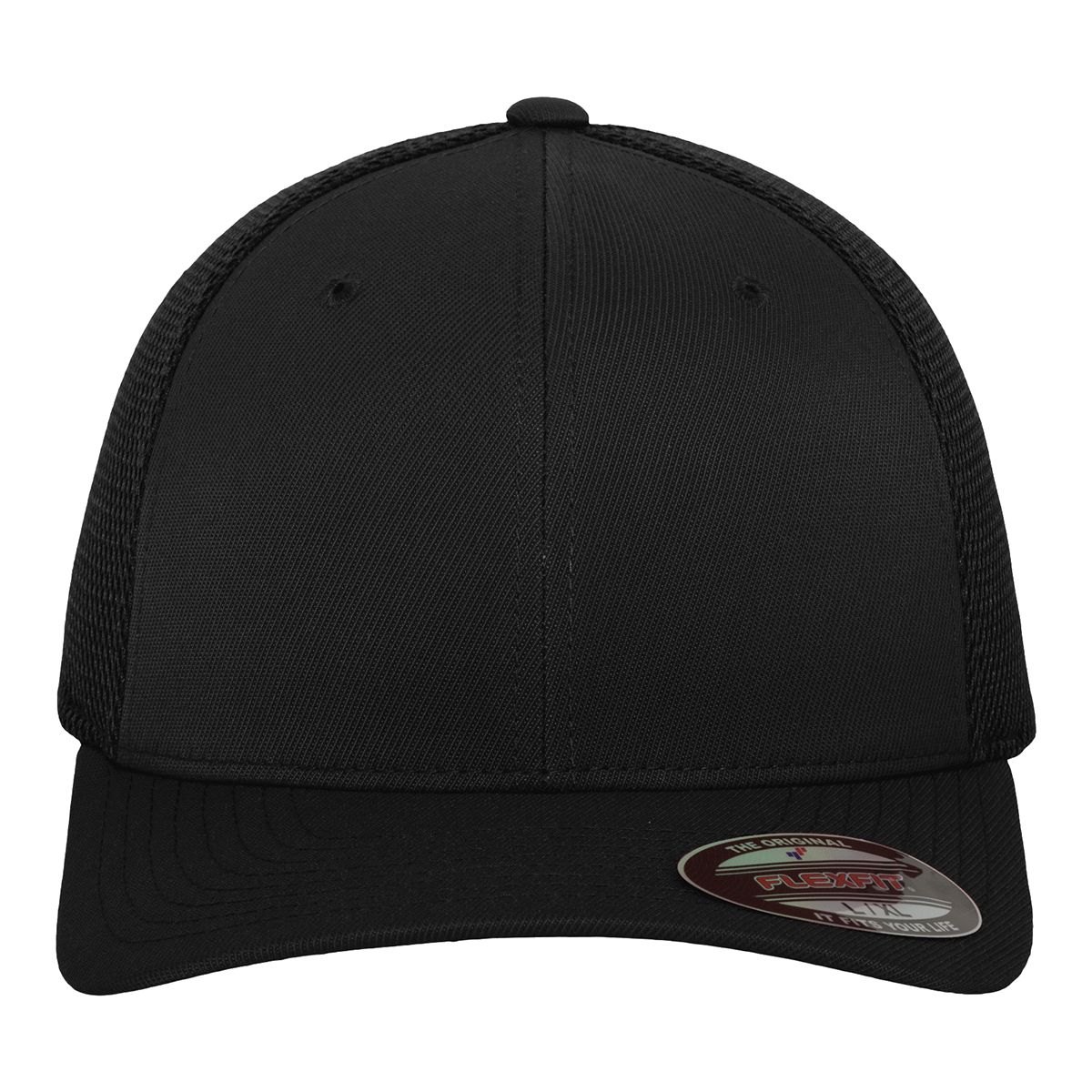 Casquette Flexfit Tactel Mesh À Personnaliser En Broderie black