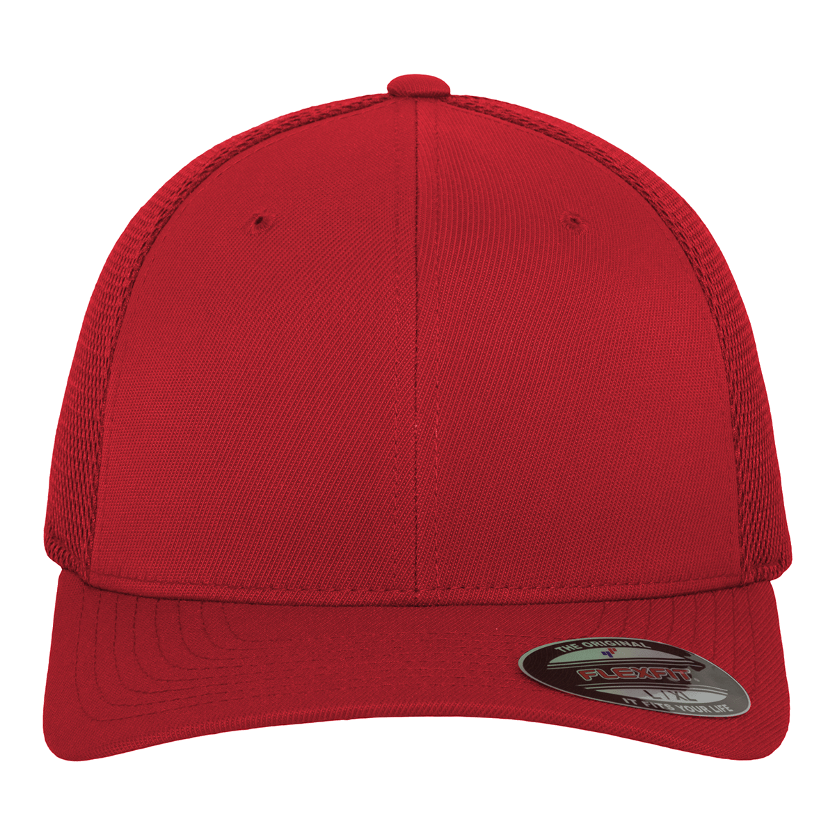 Casquette Flexfit Tactel Mesh À Personnaliser En Broderie red