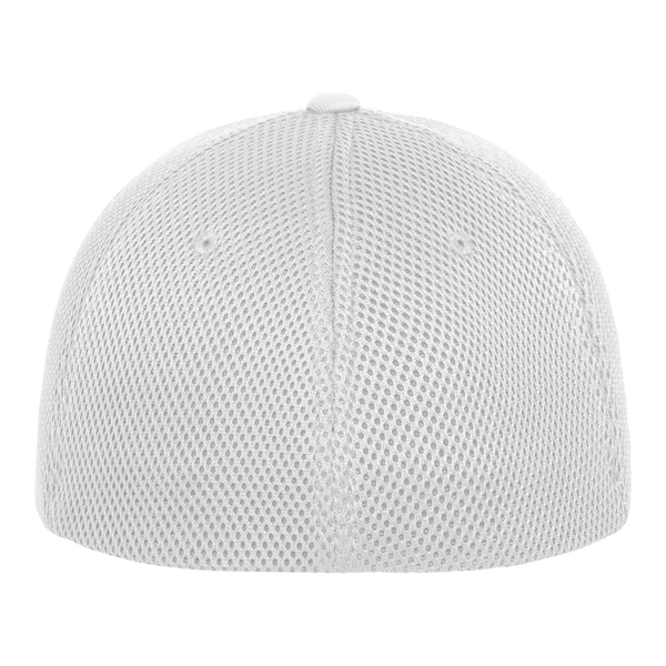 Casquette flexfit tactel mesh dos white