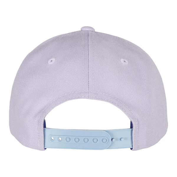 Casquette flexfit 5 panneaux premium snapback dos light purple