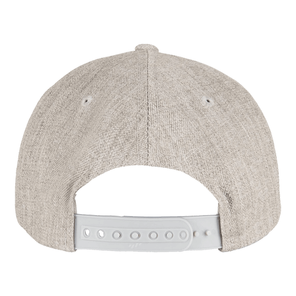 Casquette flexfit 5 panneaux premium snapback dos heather grey