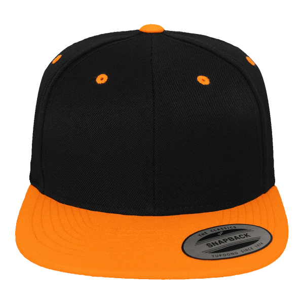 Casquette flexfit snapback bicolore plexus blk / neonorange
