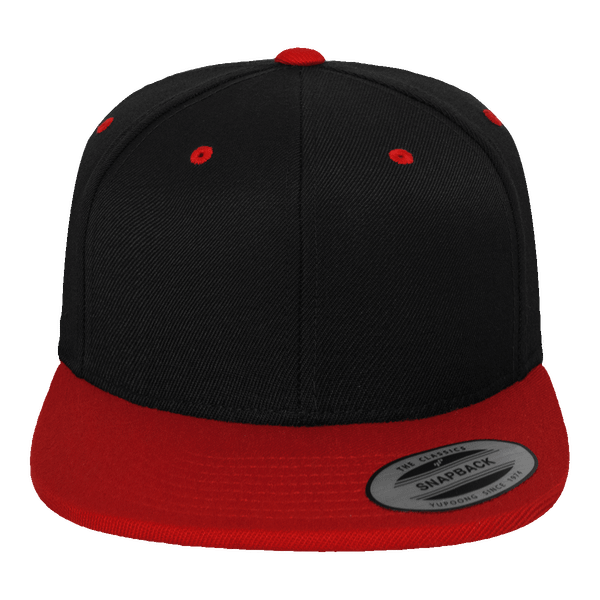 Casquette flexfit snapback bicolore plexus blk / red