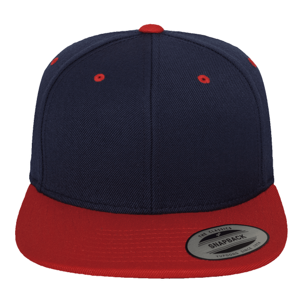 Casquette flexfit snapback bicolore plexus nvy / red