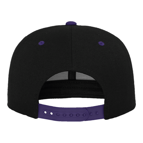 Casquette flexfit snapback bicolore dos blk / pur