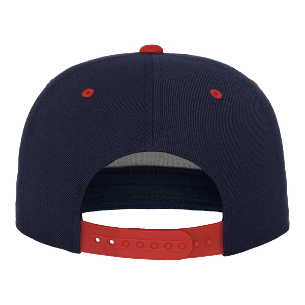 Casquette flexfit snapback bicolore dos nvy / red