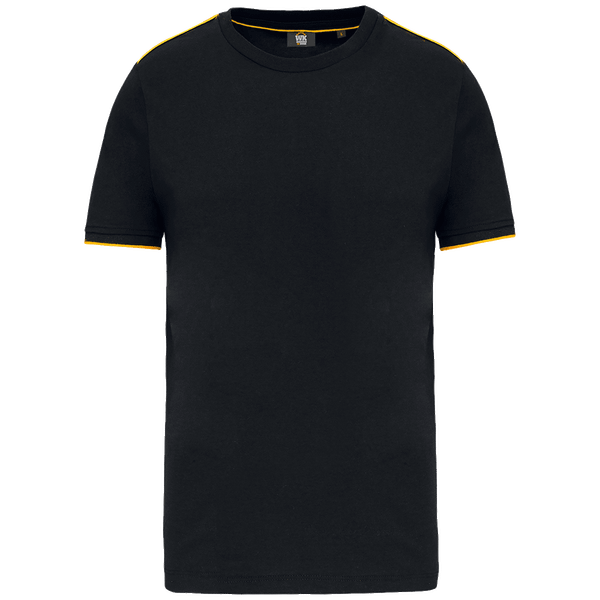 Arbeitsshirt Mit Kurzarm Day To Day Für Herren Black / Yellow