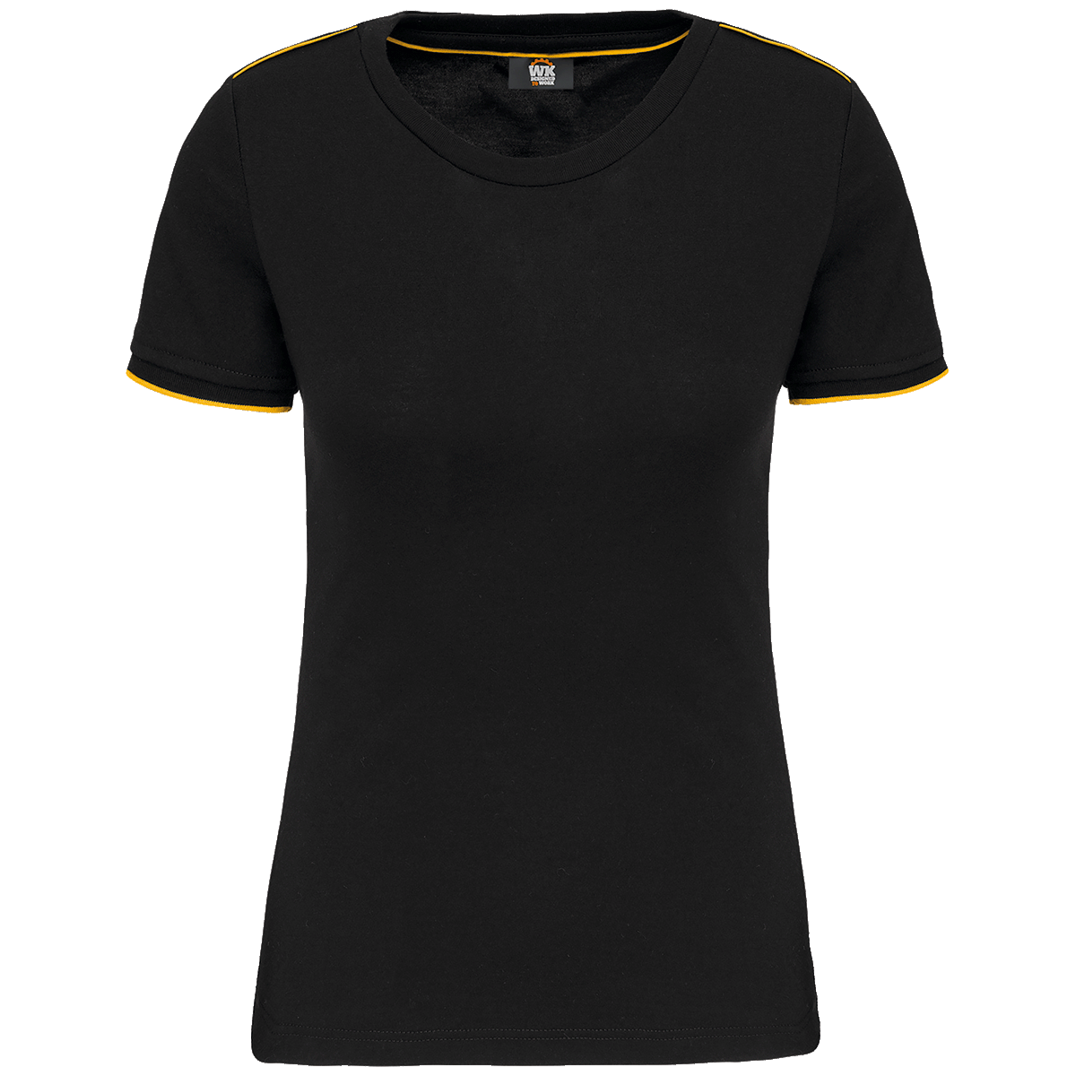 T shirt manches courtes day to day femme plexus Black / Yellow