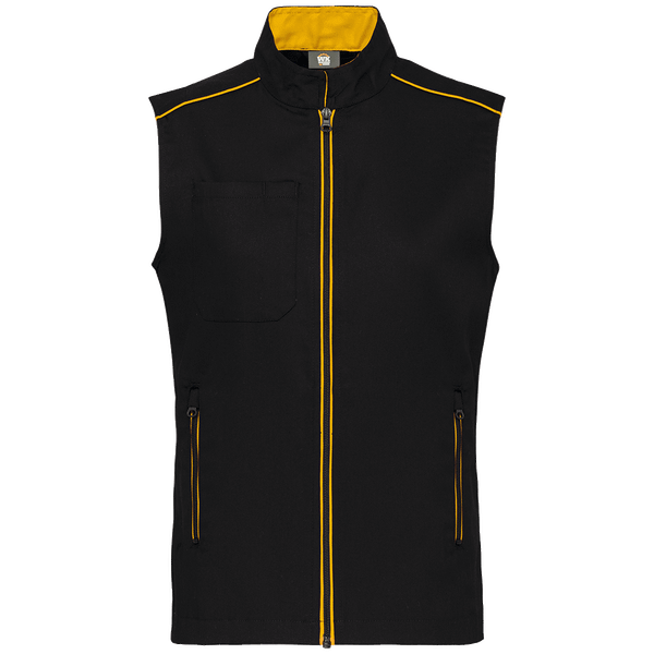 Gilet day to day homme face Black / Yellow