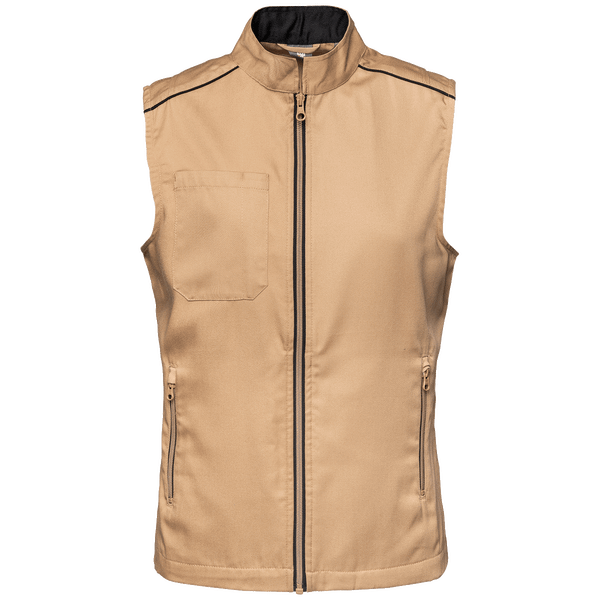 Gilet day to day femme plexus Camel / Black