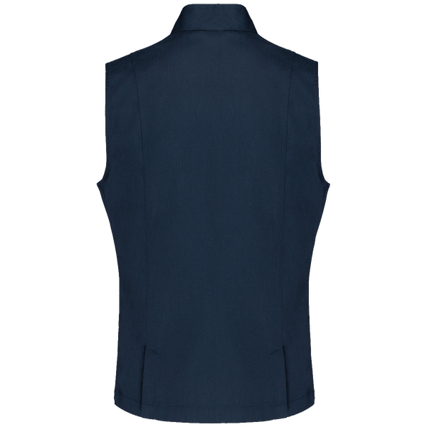 Gilet day to day femme dos Navy / Fluorescent Yellow
