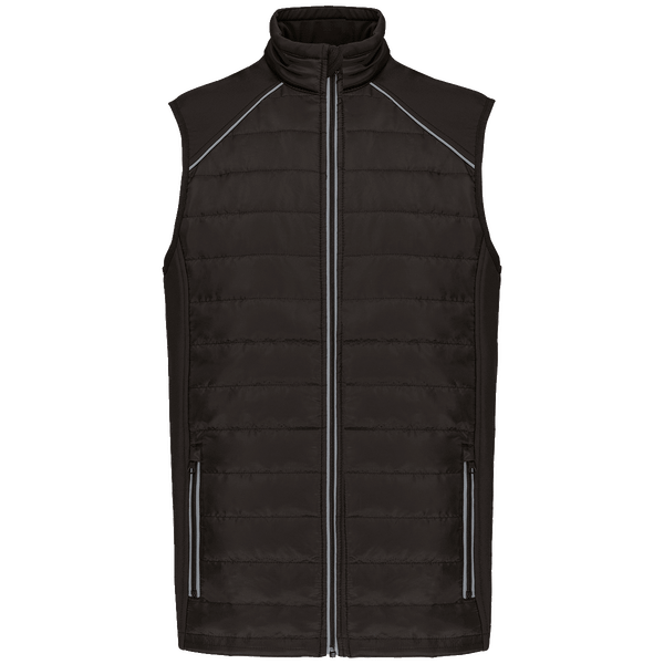 Bodywarmer bi matiere unisexe day to day plexus Black / Silver