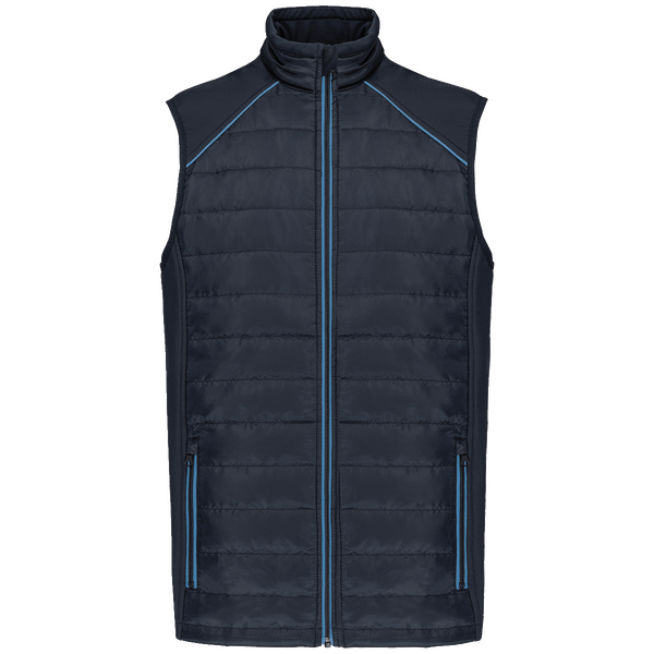 Bodywarmer bi matiere unisexe day to day plexus Navy / Light Royal Blue