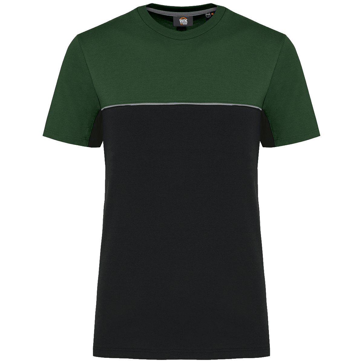 T-Shirt Bicolore Écoresponsable Unisexe À Personnaliser Navy / Dark Grey