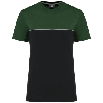 T-shirt bicolore écoresponsable unisexe personnalisable
