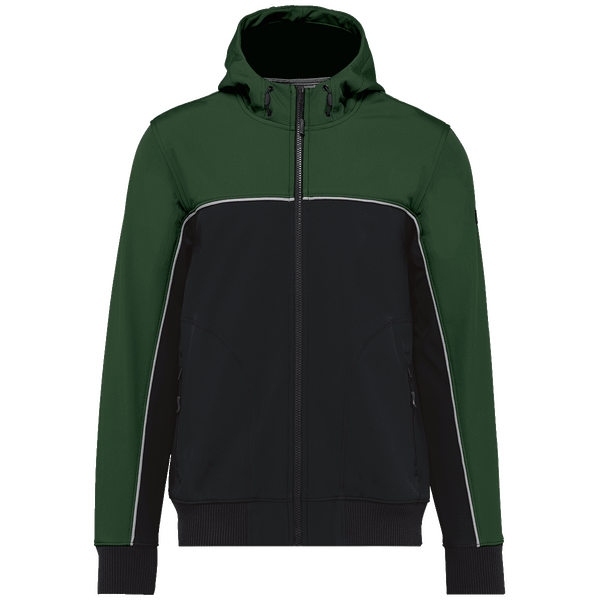 Zweifarbige Softshell-Jacke Mit 3 Lagen Zum Personalisieren