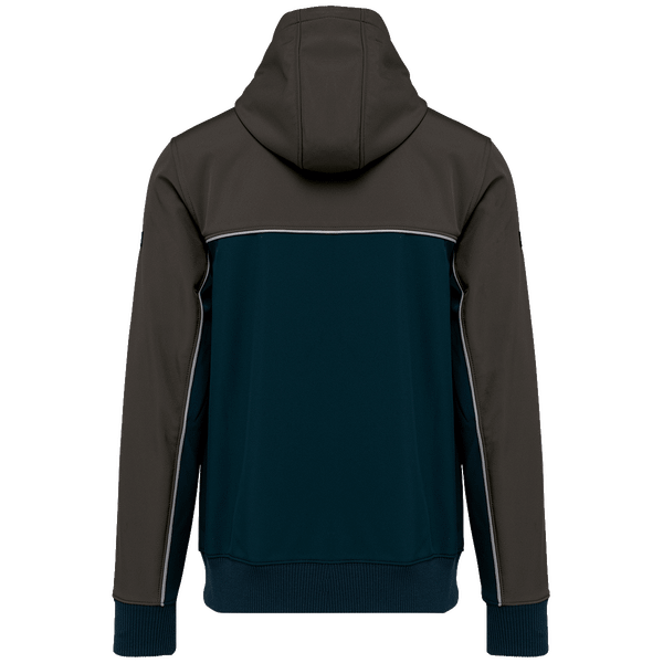 Veste softshell 3 couches bicolore unisexe dos Navy / Dark Grey