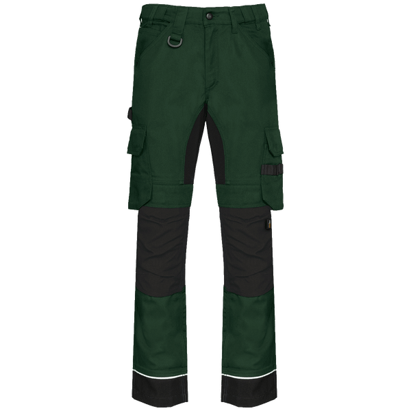 Pantalon De Travail Performance Recyclé Homme À Personnaliser Forest Green / Black
