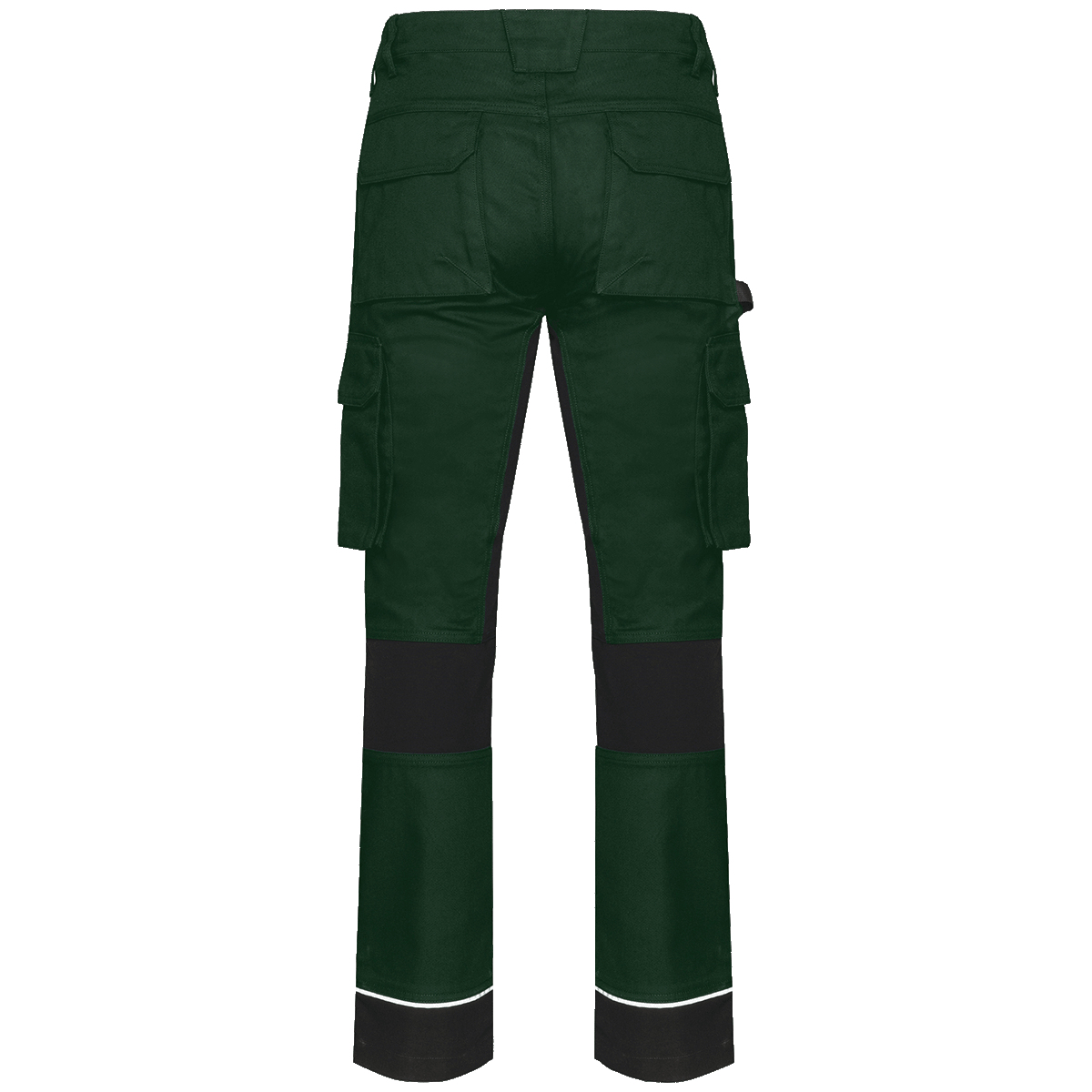 Pantalon de travail performance recycle homme dos Forest Green / Black