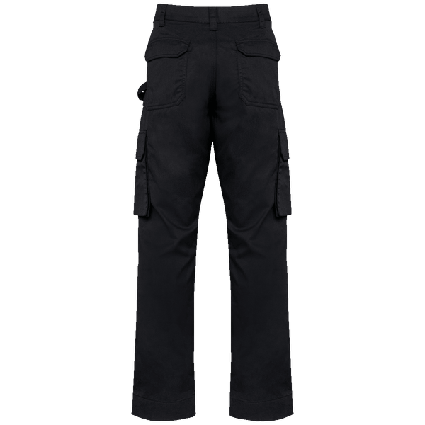 Pantalon de travail bicolore homme dos Black
