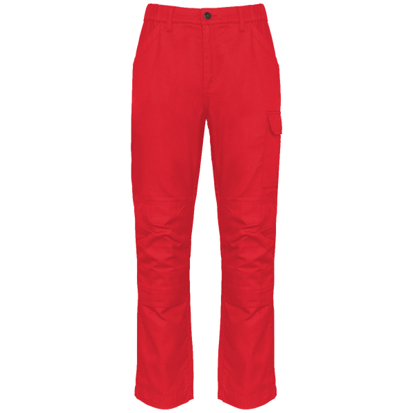 Arbeitshose Mit Multi-Taschen Für Herren Zum Personalisieren Red
