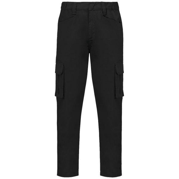 Pantalon de travail multipoches homme face Black