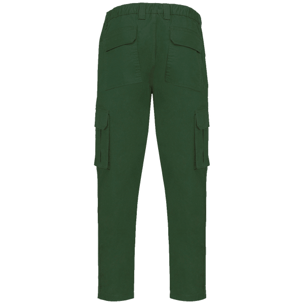 Pantalon de travail multipoches homme dos Forest Green