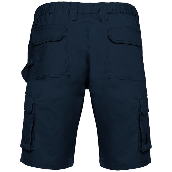 Bermuda multipoches ecoresponsable homme dos Navy
