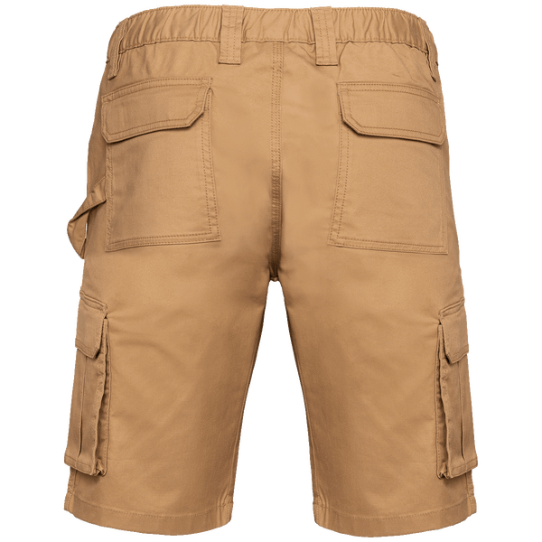 Bermuda multipoches ecoresponsable homme dos Camel