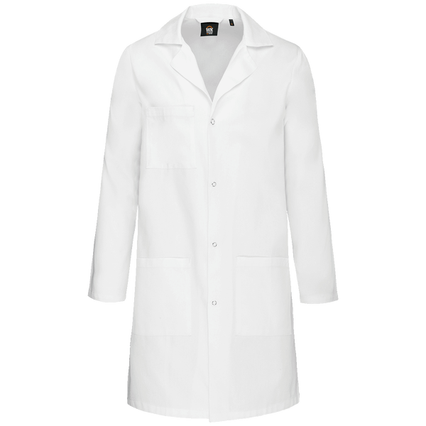 Lange Arbeitsbluse, Unisex Zum Personalisieren White