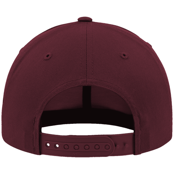 Casquette classique snapback dos maroon