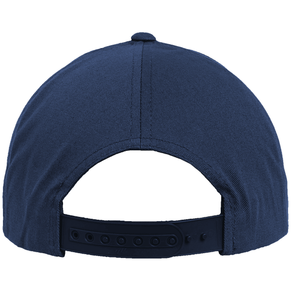 Casquette classique snapback 5 panneaux dos navy