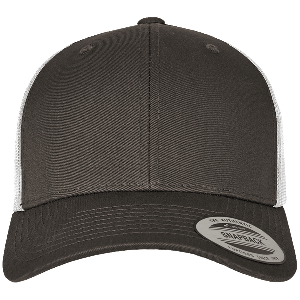 Casquette snapback trucker bicolore plexus darkgrey / wht