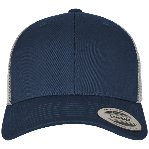 Casquette snapback trucker bicolore plexus navy / silver